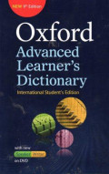 Oxford Advanced Learner's Dictionary 9th Edition: International Student's Edition