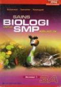 Sains Biologi 3B untuk SMP Kelas IX Semester 2