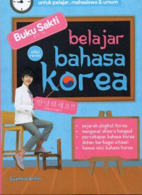 Buku Sakti Belajar Bahasa Korea