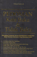 Pedoman Kata Baku dan Tidak Baku